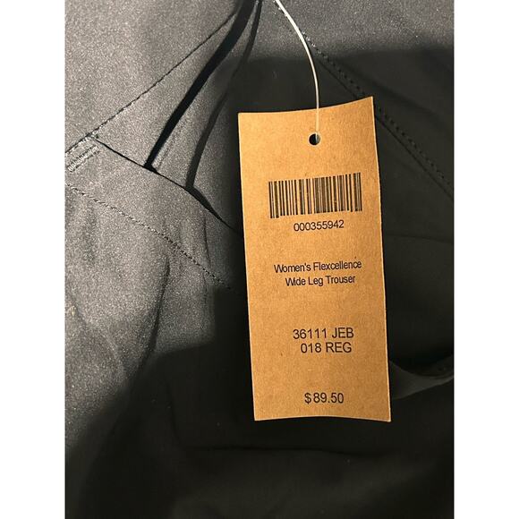 Duluth Trading Co. Flexcellence Wide Leg Trouser Pants Black Womens Size 18 NEW - Picture 7 of 10